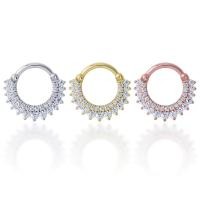 ราคา Piercingroom by Jay ห่วงล็อค สำหรับผิวแพ้ง่าย CZ Clicker Hoop ห่วงเพชร เงินแท้ (ราคาต่อชิ้น) (22735750872)