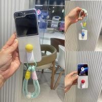 ราคา Luken โปร่งใสแหวน PC สําหรับ Samsung Galaxy Z Flip6 กรณี Z Flip5 Z Flip4 Flip3 ForZ flip 6 5 4 3 Honor V flip strapfor OPPO N3 flip N2 flip (28263935893)