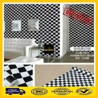 ราคา วอลเปเปอร์ติดผนังหมากรุก วอลเปเปอร์ติดผนัง สติ๊กเกอร์ติดผนัง 3 มิติ วอลล์เปเปอร์หมากรุก 3 มิติ (42055835332)