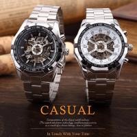 ราคา Winner Mens Automatic Mechanical Sport Watch สแตนเลส (41615846727)