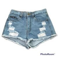 ราคา Oops‼️ กางเกงยีนส์ ขาสั้น เอวสูง (16004374133)