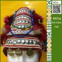 ราคา หมวกชาวเขา หมวกอาข่า ชุดชาวเขา Akha handmade traditional cultural hat (5448161927)