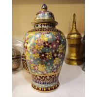 ราคา โถพลูเบญจรงค์10นิ้ว ลายดอกไม้ (พร้อมส่ง) (23631405998)