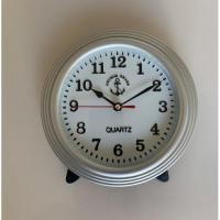 ราคา บอกเวลา นาฬิกาแขวนตราสมอ Anchor Brand No.09 นาฬิกาตั้งโต๊ะ สีเงิน ขนาด 7.5 นิ้ว (29057320186)