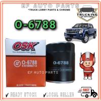 ราคา OSK O-6788 ISUZU DMAX OLD 2.5 3.0 2002-2012 กรองน้ํามันเครื่อง MINYAK CLEANER 8-97309927-0 RA RC 4JH1 PENAPIS MINYAK DMAX ISUZU (42064903473)