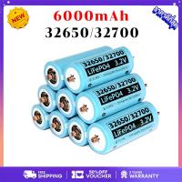 ราคา NEW แบต LiFePO4 32650/32700 3.2V 6000mAh ถ่านชาร์จ ตัวเมียบวก สำหรับไฟโซล่าเซลล์ แบตเตอรี่ (43474553907)