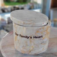 ราคา ผอบหินอ่อน (ทรงกระบอกมีฝา) 4นิ้ว ผอบหินอ่อน มีบริการสลักข้อความ (42157056227)