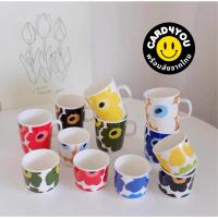 ราคา [พร้อมส่ง] แก้วมัคเซรามิค Porcelain ลายดอกไม้ Marimekko (7543318741)