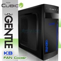 ราคา CUBIC Computer Case (NP) Gentle (Black-Blue) (574279378)