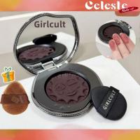 ราคา Girlcult Blush Black Fuwa Contour Highlight Matte Shrink MINI Blush PuffBrightening น่ารัก Rouge High Light Expansion Color Brightening (42364338971)