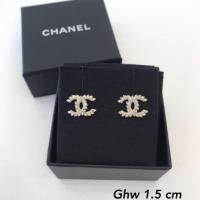 ราคา New Chanel Earrings(ของแท้%) (4146540472)