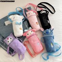 ราคา Vionuggins Plush Crossbody Bag, My Melody Cinnamoroll Sanrio กระเป๋าถือ,แบบพกพา Hello Kitty ฉนวนกันความร้อน Anti scalding ถ้วยน้ํากระเป๋า (25493649990)