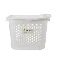 ราคา ตะกร้า ตะกร้าผ้าเหลี่ยมหูหิ้ว 5040 ขาว PLIM ตะกร้าเสื้อผ้า (14620238851)