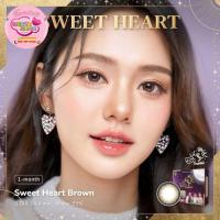 ราคา KittyKawaii คอนแทคเลนส์สายมู Sweet Heart Eff.19 Brown ใหญ่ (18688930821)