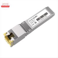 ราคา [sunnyshop2019]10G SFP + โมดูล 10GbE โมดูลทองแดง SFP พอร์ตออปติคัลเปลี่ยนเป็น RJ45 พอร์ตอีเธอร์เน็ต Gigabit 1000M Transceiver Module 1 PCS โลหะ (43975269726)