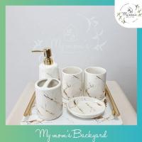 ราคา Set แก้วในห้องน้ำ เซรามิก สินค้าจริง คุ้มมาก คุณภาพดี ชุดแก้วเซรามิก ตกแต่งบ้าน (7534357842)