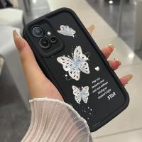 ราคา เคสสำหรับ VIVO Y75 Y55 5G Y55s Y33s Y33e Y30 5G Y52T T1 5G เคสโทรศัพท์ผีเสื้อสามสีซิลิโคนกันกระแทก (28043290020)
