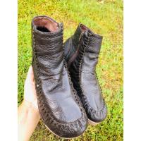 ราคา บูท Boot หนังแท้สีน้ำตาล ไซส์ 39 24.5 ซม. มือสองสภาพดีมาก (28356476152)