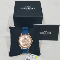 ราคา Coach นาฬิกา สายซิลิโคน สีน้ำเงิน (495301567)