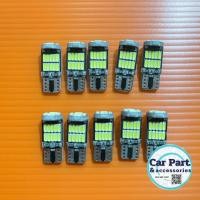 ราคา หลอดไฟส่องป้าย ไฟหรี่LEDขั้วT10 (27919216056)