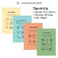 ราคา HUERARUMO B5 สมุดบันทึก 120 หน้า – ปกเรื่องสร้างสรรค์กระดาษ 80 แกรม – สมุดโน๊ตนักเรียน สมุดโน๊ต (44308302281)