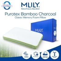 ราคา MLILY Purotex Bamboo Charcoal Classic หมอนเมมโมรีโฟมระบายอากาศ (48750947131)