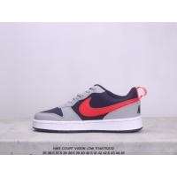 ราคา Genuine NIKE COURT VISION LOW ผู้ชายและผู้หญิงเทรนด์แฟชั่นกันลื่นวินเทจลำลองกีฬารองเท้าวิ่งHot sales (25151351335)