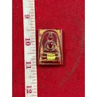 ราคา พระสมเด็จหยกแดงวัดพระแก้ววังหน้าสมเด็จพุทธะจารย์โตสร้างหลังหลวงปู่ทวดนั่งบัวเนื้อหยกแท้ลงทองปิดแผ่นทองคำแท้ปี 2411 (40854101698)