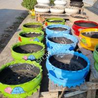 ราคา กระถางต้นไม้ กระถางยางรถ กระถางรักษ์โลก (24712742890)