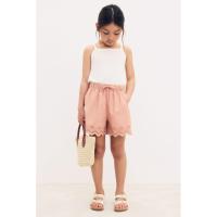 ราคา H&M(เอชแอนด์เอ็ม) กางเกงขาสั้นผ้าคอตตอน Broderie anglaise เด็กผู้หญิง 1292096_1 (42152154607)