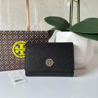 ราคา กระเป๋าสตางค์ ใบสั้น TORY BURCH ROBINSON MEDIUM FLAP WALLET PINK SACHET (29713220998)