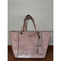ราคา กระเป๋าถือ​ Guess​ สีชมพู​ #used (27619968585)
