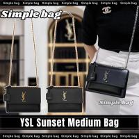 ราคา อีฟส์แซงต์โลรองต์ Yves Saint LaurentYSL Sunset Medium shoulder bag กระเป๋าสะพายเดี่ยว #Simple bag (28026690141)