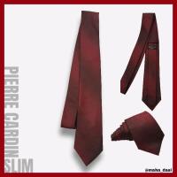 ราคา PIERRE CARDIN SLIM Premium Mens Tie - ผ้าไหม 100% - งานแต่งงานสํานักงานถ่ายภาพพิธีอย่างเป็นทางการ (21256436623)