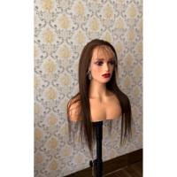 ราคา วิกผมแท้100%งานทอมือครึ่งหัว สีน้ำตาล ความยาว24นิ้ว (57750099849)