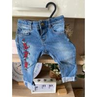 ราคา กางเกงยีนส์ Zara kids ผ้านิ่มยืดได้ size 12-18 M (29450076001)