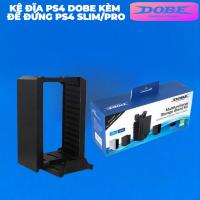 ราคา ชั้นวางแผ่นดิสก์ Dobe ps4 พร้อมขาตั้ง PS4 Slim/Pro (25277949884)
