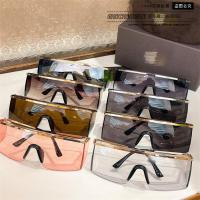 ราคา BOPE TOM FORD European and American Celebrity Style One-Piece Irregular Sunglasses for Women Fashion Metal Sunglasses Trendy Men ft0980 (29943530755)