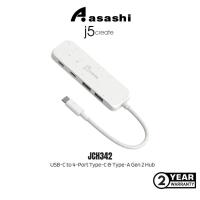 ราคา J5create JCH342EW / JCH342 USB-C to 4-Port Type-C & Type-A Gen 2 Hub - สีขาว (26426028579)