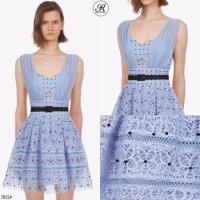 ราคา ชุดเดรสสั้นลูกไม้สีฟ้า ป้าย Roselani (2367923052)