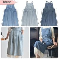 ราคา BAG ผ้ากันเปื้อนสําหรับงานหนัก, ผ้ากันเปื้อนยีนส์ผ้าแคนวาสผ้าฝ้ายวินเทจ, เอวปรับได้ Perfect Fit|ผ้ากันเปื้อนเอี๊ยมพรีเมี่ยมล้างทําความสะอาดได้ครัวทําอาหารเบเกอรี่ (42424587979)
