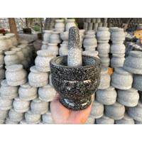 ราคา ครกหิน ครกหินแท้ ขนาด 5 นิ้ว ขนาดกำลังพอดี มีเอวทรงสูง ครกตำน้ำพริก ครกหินแกรนิต ครกพร้อมสาก (24260685041)