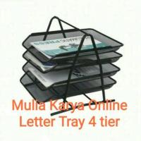 ราคา ถาดยกระดับเหล็ก 4 ชั้น / ชั้นวางกระดาษ / ชั้นวางเอกสาร (44221376761)