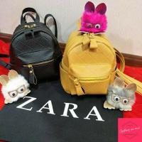 ราคา กระเป๋าสะพาย กระเป๋าเป้แฟชั่น สไตล์ Zara ขนาด 8 นิ้ว (1556291560)