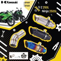 ราคา คอท่อ Kawasaki Z250L/Ninja 250 SL วัสดุแสตนเลสเกรด304 + ปลายท่อ Akrapovic ฟรีแคทลดเสียง (42758161582)