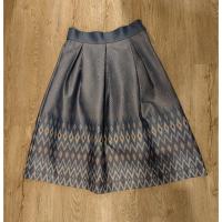 ราคา กระโปรงพิมพ์ลายผ้าไทย # มือสองสภาพดี (42505515734)