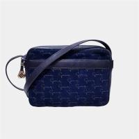 ราคา กระเป๋า Givenchy Vintage Suede Leather Shoulder Navy ผ้ากำมะหยี่ วินเทจ (16667902897)