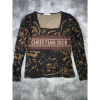 ราคา เสื้อแฟชั่นแขนยาวคอเหลี่ยม ปั๊มลายคริสเตียน dior (28779111676)