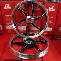 ราคา ล้อแม็ก(RACING BOY) ขอบ 17 รุ่น: CLICK/SCOOPY-I/ICON/ZOOMER-X สีดำปัดก้าน (ลาย510) (รหัส: 01S0309B) (14146050155)