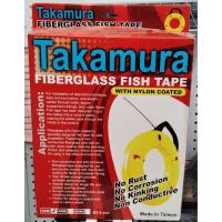 ราคา ฟิชเทปเหล็กหุ้ม ยาว 30 เมตร SF-30 รุ่น 3.8mm ยี่ห้อ TAKAMURA 30M เป็นตัวนำสายไฟไนล่อน ใช้สะดวก เก็บง่าย (20785764252)